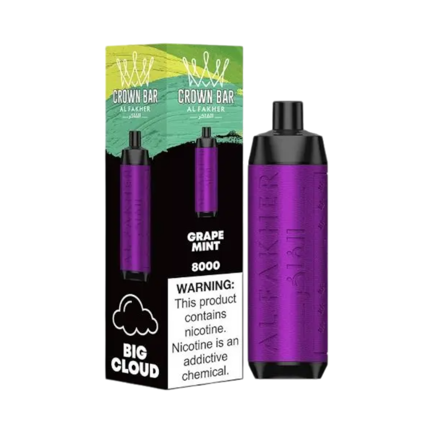 Al Fakher Crown Bar AF8000 Disposable