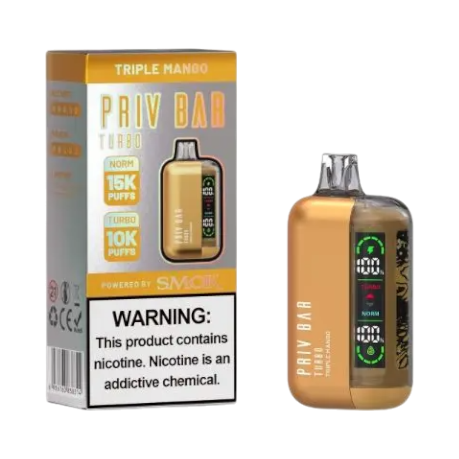 PRIV Bar Turbo 15K Disposable
